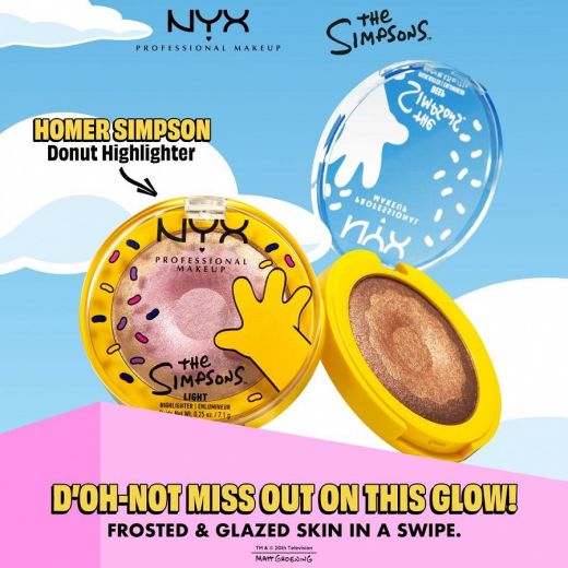 NYX PROFESSIONAL MAKEUP Homer Simpson Donut Highlighter