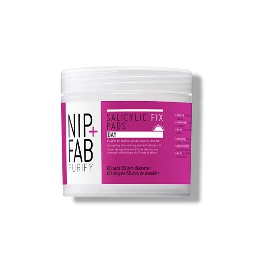 NIP+FAB Salicylic Fix Day Pads  (Attīrošās plāksnītes ar salicilskābi)