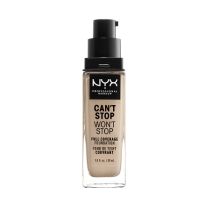 NYX Professional Makeup Can`t Stop Wan`t Stop Full Coverage Foundation (Pilnīgas sedzamības tonālai
