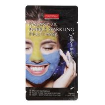 PUREDERM Galaxy 2x Bubble Sparkling Multi Mask Yellow & Violet