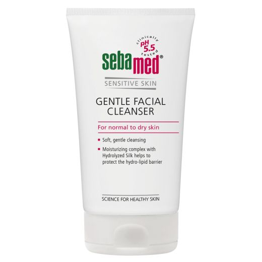 Sebamed Sensitive Skin Gentle Facial Cleanser For Dry Skin 