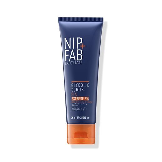 NIP+FAB Glycolic Fix Scrub Extreme  (Sejas skrubis ar 6 % glikolskābi)