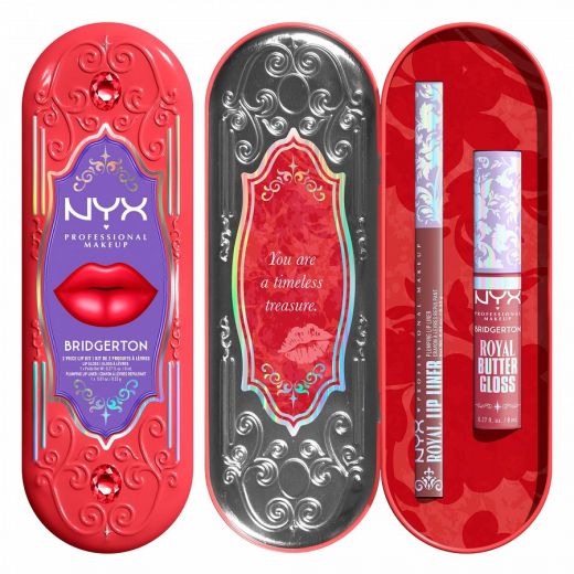 NYX PROFESSIONAL MAKEUP Bridgerton Royal Treasures Lip Kit 