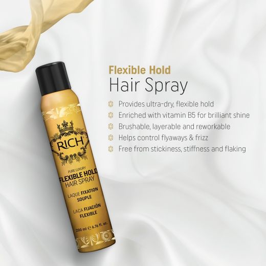RICH Pure Luxury Flexible Hold Hair Spray 