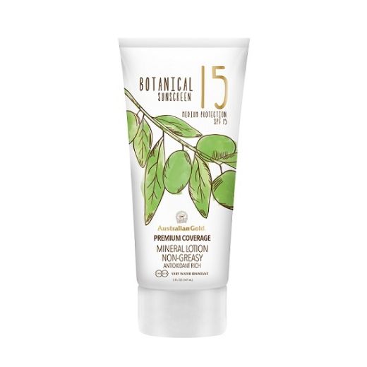 Australian Gold Botanical Sunscreen SPF 15 Mineral Lotion  (Saules aizsargkrēms SPF 15)