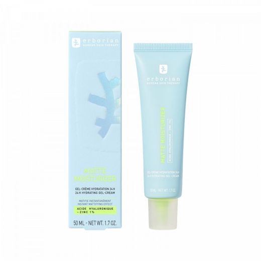 ERBORIAN Matte Moisturizer, 24 H Hydrating Gel-Cream
