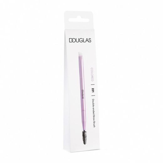 DOUGLAS COLLECTION Colored Brush - 221 Double-Ended Brow Brush