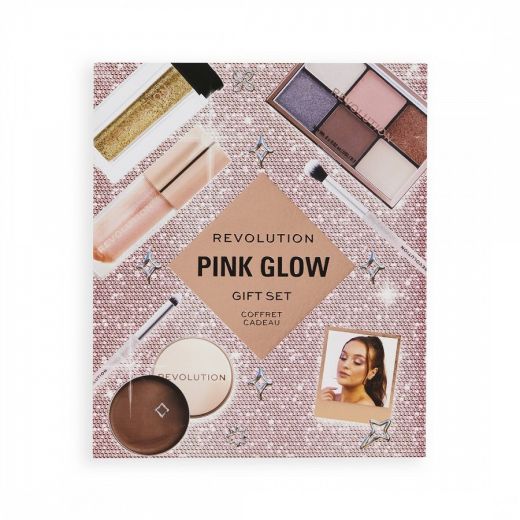 REVOLUTION MAKE-UP Pink Glow Get The Look Gift Set