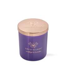 CRYSTALLOVE Crystalized Scented Candle Amethyst & Lavender