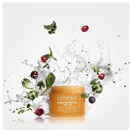 Clinique Superdefense SPF 25 Fatigue + 1st Signs of Age Multi-Correcting Cream For Dry Skin  (Atsvai