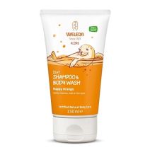 WELEDA Kids 2 in 1 Shower and Shampoo Happy Orange