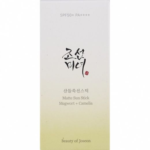 BEAUTY OF JOSEON Matte Sun Stick: Mugwort + Camelia