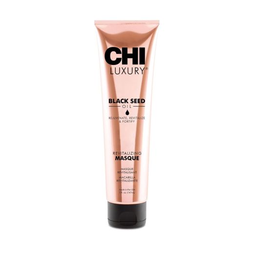 CHI Luxury Black Seed Oil Revitalizing Masque  (Mitrinoša matu maska ar ķimeņu eļļu)