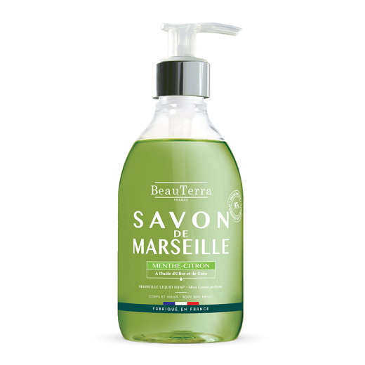 BeauTerra Marseille Liquid Soap Mint Lemon