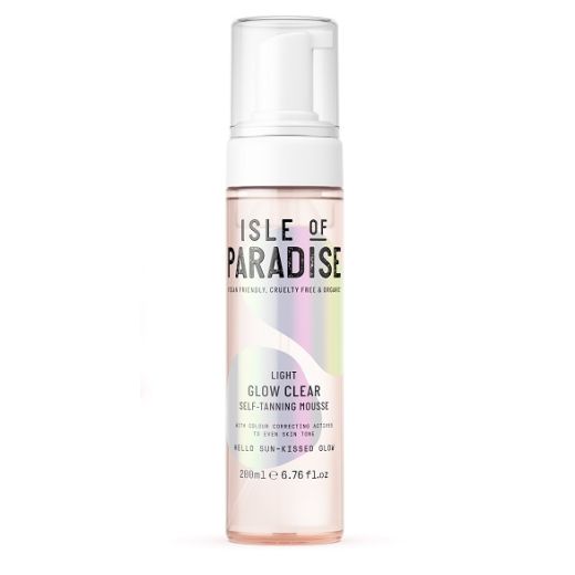 Isle of Paradise Light Glow Clear Self Tanning Mousse  (Paštonējošās putas)