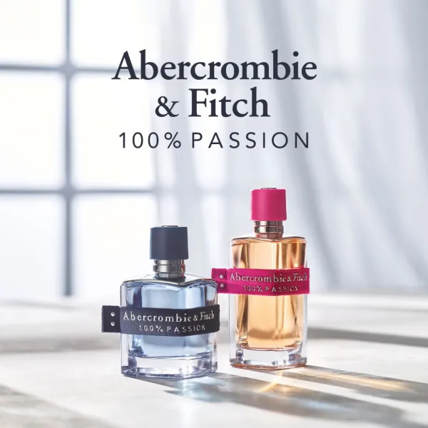 Abercrombie & Fitch 100% Passion sieviešu un vīriešu aromāti.