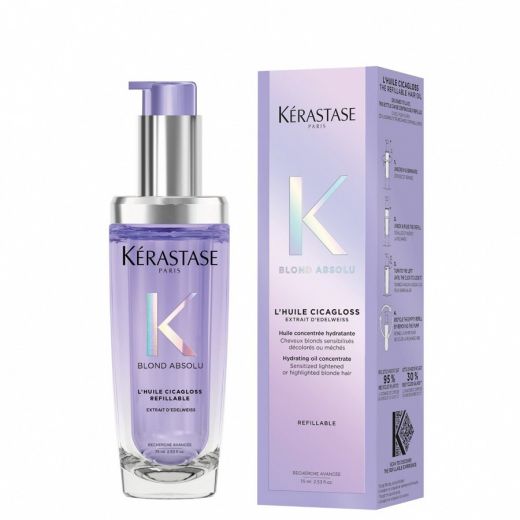 KÉRASTASE Blond Absolu L'Huile Cicagloss Refillable Hair Oil 