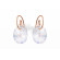 Marmara Sterling Oval Earrings - Crystal AB  (Auskari ar Swarovski Elementiem)