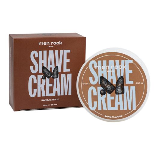 Men Rock Sandalwood Shave Cream