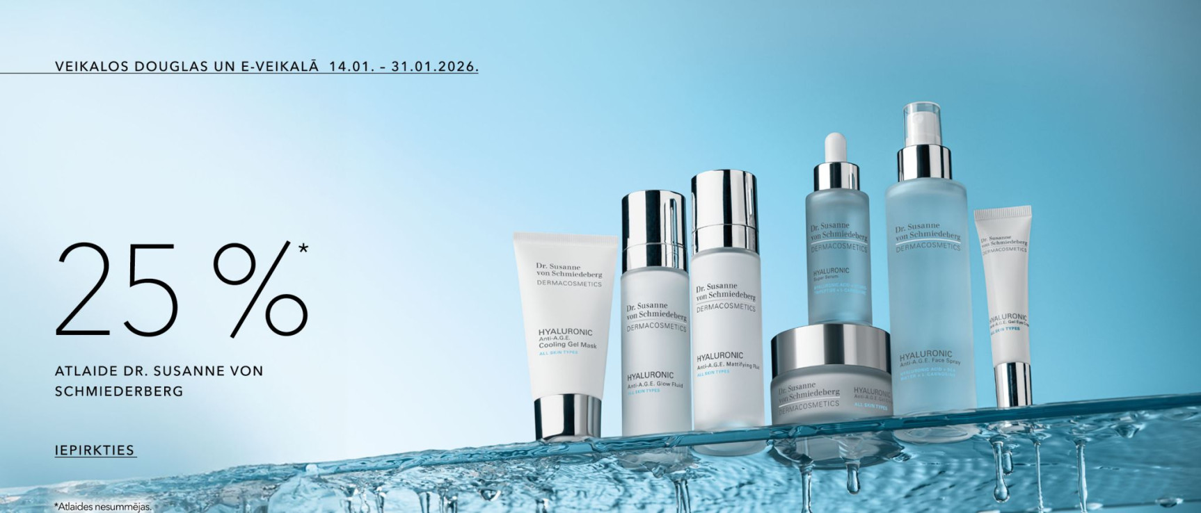 Veikalos Douglas Un E-veikalā līdz 25% atlaide Dr.Susanne Von Schmiederberg