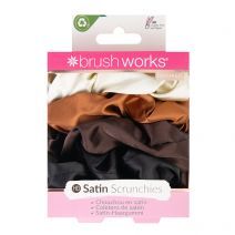 BrushWorks Satin Scrunchies