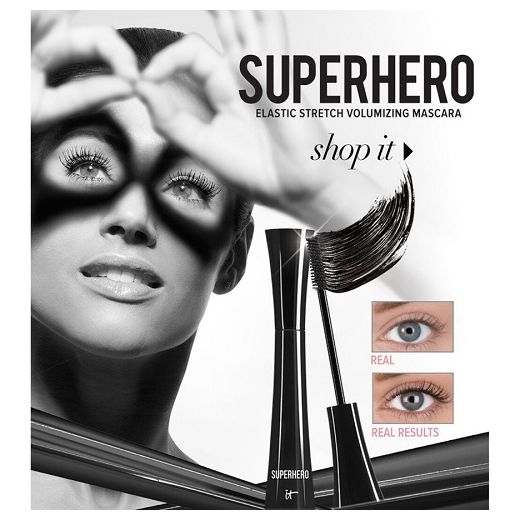 IT Cosmetics Superhero™ Mascara  (Pagarinoša tuša skropstu apjomam)