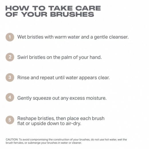 MORPHE Iced Mocha 4-Piece Face Brush Set