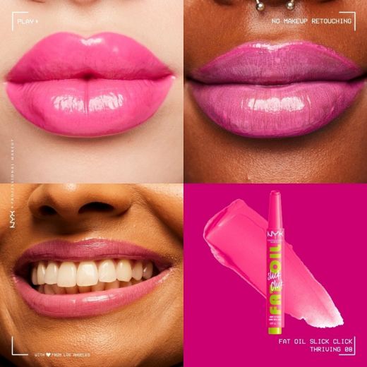 NYX PROFESSIONAL MAKEUP Fat Oil Slick Click Glossy Lip Balm