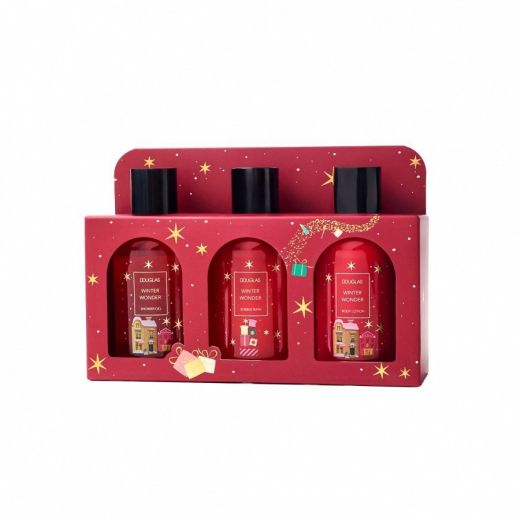 DOUGLAS COLLECTION Seasonal Winter Wonderv Bath Bottles Set 