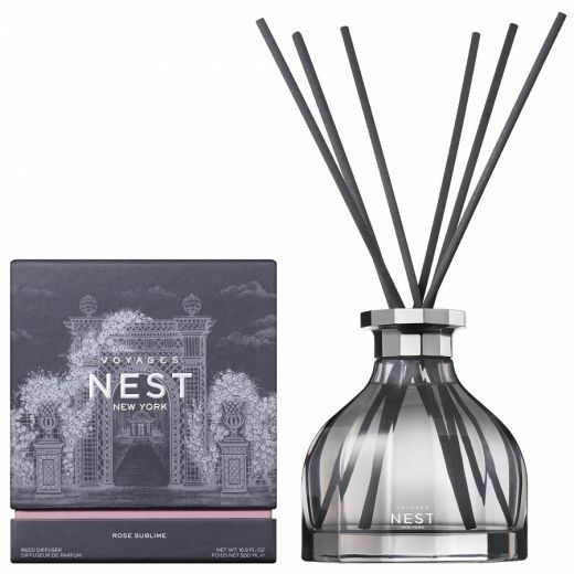 NEST NEW YORK Voyages Rose Sublime Reed Diffuser