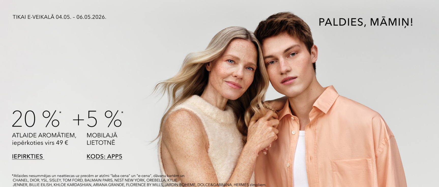  20%*aromātiem, iepērkoties virs 49 eur -25 %* lietotnē Kods: app5