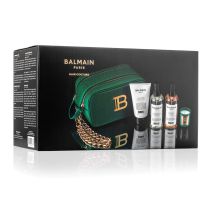 BALMAIN Hair Luxury Pouch Green & Gold 