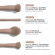 MORPHE Iced Mocha 4-Piece Face Brush Set