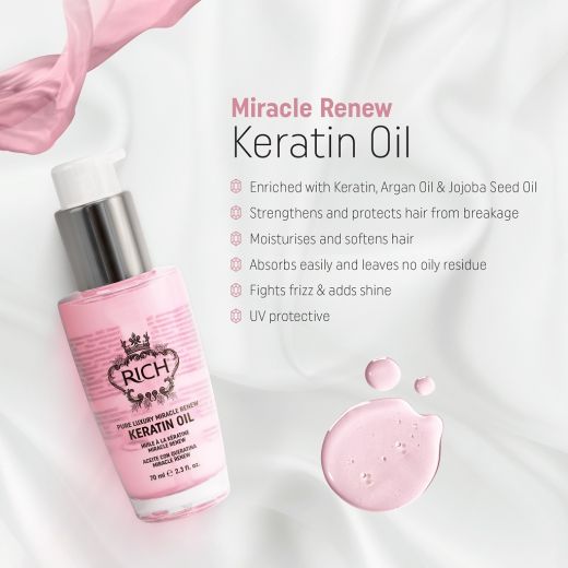 RICH Pure Luxury Miracle Renew Keratin Oil