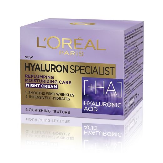 L'Oreal Paris Hyaluron Specialist Night Cream  (Sejas nakts krēms)