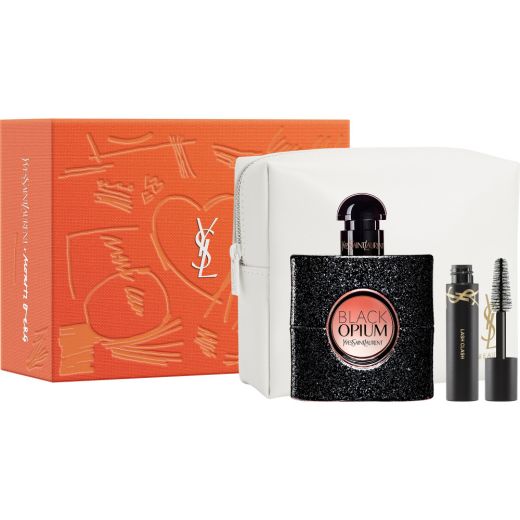 YVES SAINT LAURENT  Black Opium Gift Set For Women With EDP