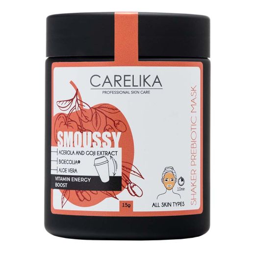 CARELIKA Shaker Prebiotic Smoussy Mask Acerola And Goji - Vitamin Energy Boost