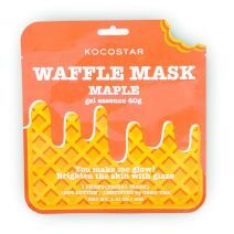 Kocostar Waffle Mask Maple  (Balinoša sejas maska)
