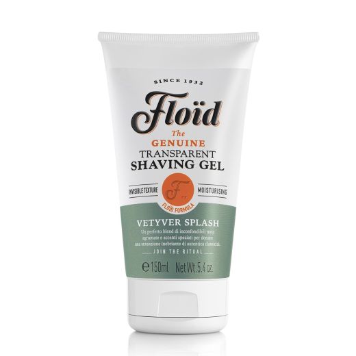 FLOÏD Transparent Shaving Gel Vetyver Splash