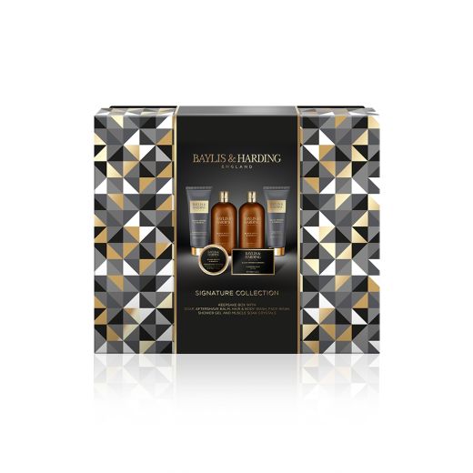 Baylis & Harding Signature Men's Black Pepper & Ginseng Tray Set