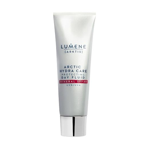 Lumene Arctic Hydra Care Protecting Day Fluid Mineral SPF30  (Dienas aizsargemulsija ar minerālfiltr