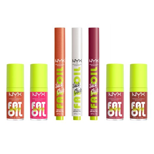 NYX PROFESSIONAL MAKEUP Holiday Fat Lip Gloss Gingerbread House Kit 