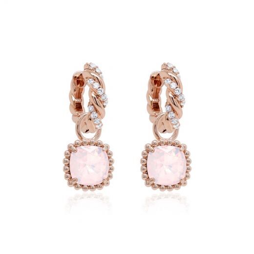 Marmara Sterling Charm Earrings Rose Water Opal