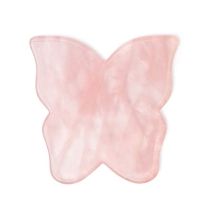 CRYSTALLOVE Butterfly Rose Quartz gua Sha 