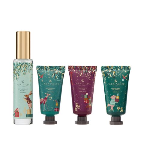 HEATHCOTE & IVORY Sara Miller Woodland Tales 2.0 Body Care Velvet Pouch