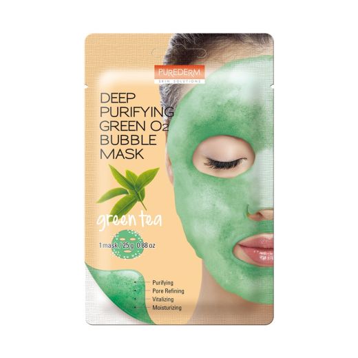 PUREDERM Bubble Mask Green