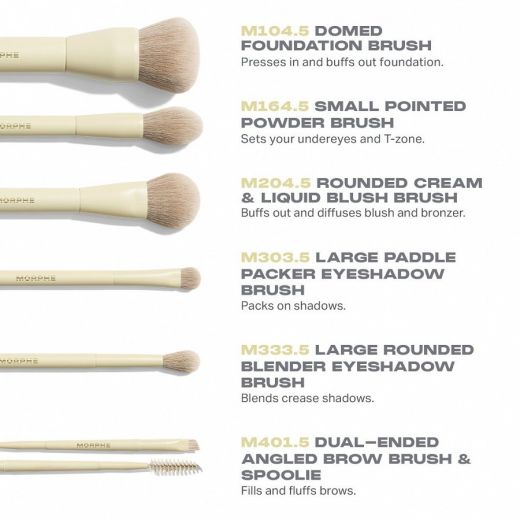 MORPHE Buttery Blends 6-Piece Travel Brush Set