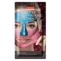 Purederm Galaxy 2x Multi-Masking Treatment Blue & Pink  (Atjaunojoša sejas maska)