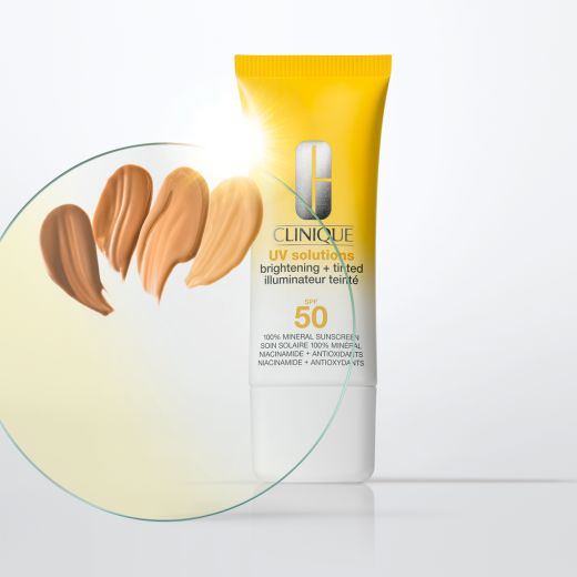 CLINIQUE UV Solutions Brightening + Tinted Sunscreen SPF 50