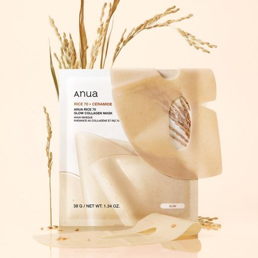 ANUA Rice 70 Glow Collagen Mask